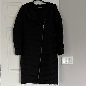 Lands' End Black Puffer Jacket